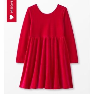 Hanna Andersson Velour Super Soft Skater Dress Size 140